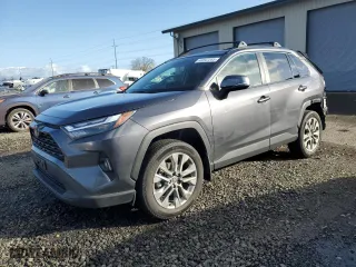 2024 Toyota RAV4 XLE Premium with VIN 2T3A1RFV9RC404627, listed as a Copart auction lot 46547265 with 19,214 mi miles and Salvage Title. Bid and sale history available at carsss.com. Image 1.