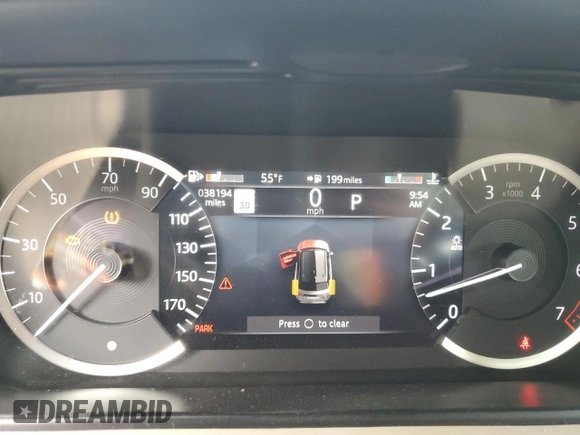 2022 Land Rover Range Rover Velar R-Dynamic S with VIN SALYT2EX8NA342494, listed as a Copart auction lot 81678614 with 38,194 mi miles and Salvage title. Bid and sale history available at DreamBid. Image 9.