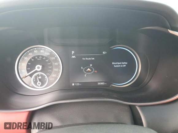 2023 Genesis G70 3.3T with VIN KMTG54TE9PU104764, listed as a Copart auction lot 66614024 with 36,983 mi miles and Salvage Title. Bid and sale history available at carsss.com. Image 9.