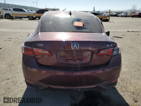 2016 Acura ILX with VIN 19UDE2F3XGA022626, listed as a Copart auction lot 42750705 with Not Provided miles and Salvage Title. Bid and sale history available at carsss.com. Image 6.