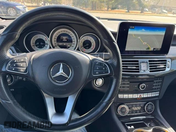 2015 Mercedes-Benz CLS 400 with VIN WDDLJ6HB6FA140436, listed as a Copart auction lot 55787355 with 190,590 mi miles and Clean title. Bid and sale history available at DreamBid. Image 7.