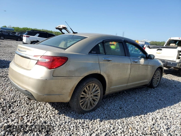 2011 Chrysler 200 Limited with VIN 1C3BC2FG8BN520439, listed as a Copart auction lot 52043575 with 127,250 mi miles and Salvage Title. Bid and sale history available at carsss.com. Image 3.