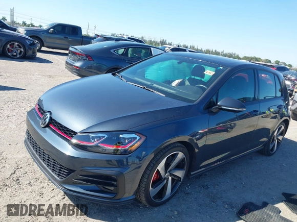 2019 Volkswagen Golf GTI S with VIN 3VW6T7AU1KM027863, listed as a IAAI auction lot 41782997 with 91,652 mi miles. Bid and sale history available at carsss.com. Image 17.