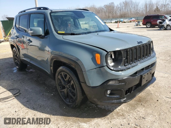 2018 Jeep Renegade Altitude with VIN ZACCJABB5JPH81978, listed as a Copart auction lot 49258925 with 213,508 mi miles and Salvage Title. Bid and sale history available at DreamBid. Image 4.