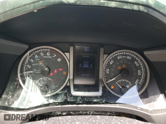 2017 Toyota Tacoma SR5 with VIN 3TMAZ5CN7HM042771, listed as a Copart auction lot 62458715 with 114,922 mi miles and Non repairable. Bid and sale history available at DreamBid. Image 9.