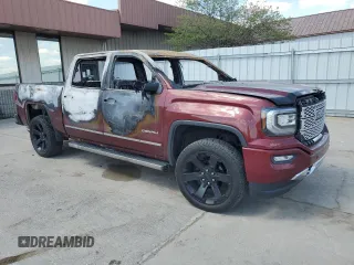 2017 GMC Sierra 1500 Denali with VIN 3GTU2PEJ6HG291147, listed as a Copart auction lot 54593785 with Not Provided miles and Non Repairable. Bid and sale history available at DreamBid. Image 4.