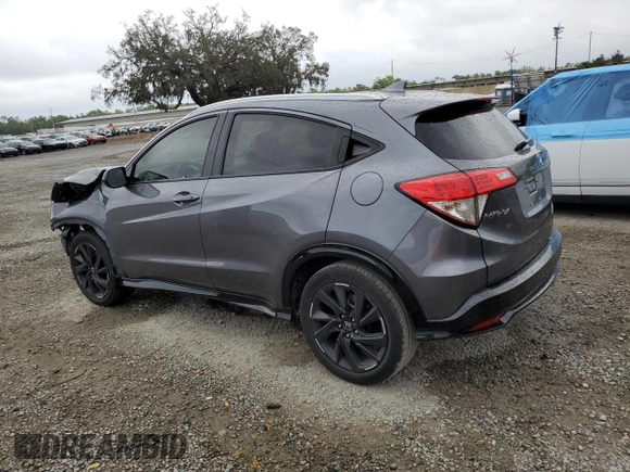 2022 Honda HR-V Sport with VIN 3CZRU6H11NM746158, listed as a Copart auction lot 50223225 with 45,470 mi miles and Salvage Title. Bid and sale history available at carsss.com. Image 2.