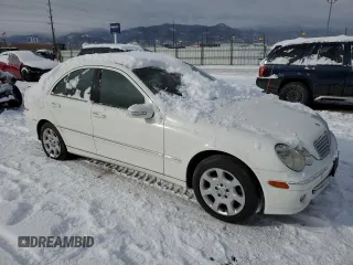 2005 Mercedes-Benz C 240 with VIN WDBRF81J45F634085, listed as a Copart auction lot 46106315 with 155,017 mi miles and Salvage Title. Bid and sale history available at DreamBid. Image 4.