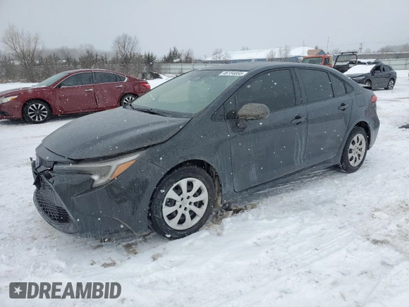 2023 Toyota Corolla Hybrid LE with VIN JTDBCMFE0P3017710, listed as a Copart auction lot 46154055 with 67,742 mi miles and Salvage Title. Bid and sale history available at carsss.com. Image 1.