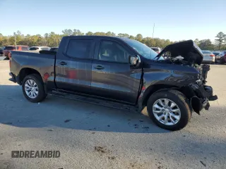 2022 Chevrolet Silverado 1500 Custom with VIN 1GCPDBEK3NZ536064, listed as a Copart auction lot 87393114 with 52,729 mi miles and Salvage Title. Bid and sale history available at carsss.com. Image 4.