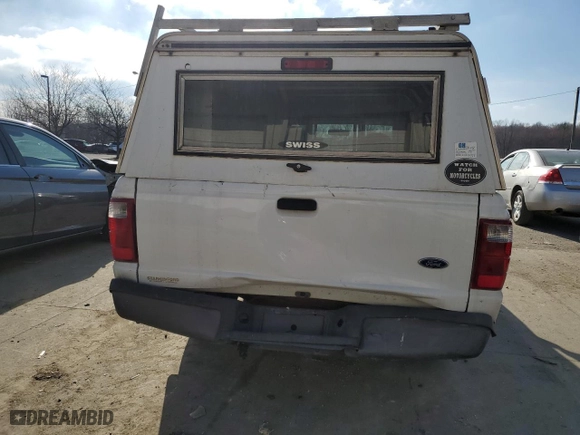 2002 Ford Ranger XL with VIN 1FTYR10D82PA96777, listed as a Copart auction lot 48291035 with 110,514 mi miles and Salvage Title. Bid and sale history available at carsss.com. Image 6.