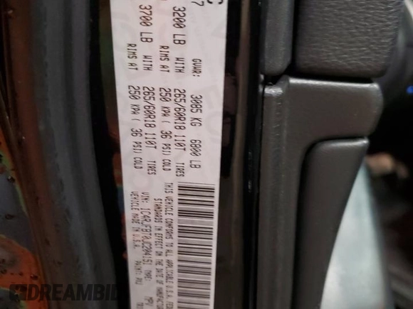 2018 Jeep Grand Cherokee Limited with VIN 1C4RJFBT0JC204151, listed as a Copart auction lot 48154655 with 75,296 mi miles and Clean title. Bid and sale history available at DreamBid. Image 13.