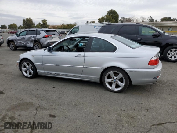 2004 BMW 3 Series 325Ci z VIN WBABV13464JT20306, wystawiony jako Copart lot #79037574 z przebiegiem 136 852 mil mil oraz Czysty tytuł • Clean title. Historia ofert i sprzedaży dostępna na DreamBid. Obrazek 2.