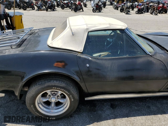 1972 Chevrolet Corvette with VIN 1Z67K2S526847, listed as a Copart auction lot 56734643 with 16,981 mi miles and Salvage title. Bid and sale history available at DreamBid. Image 10.