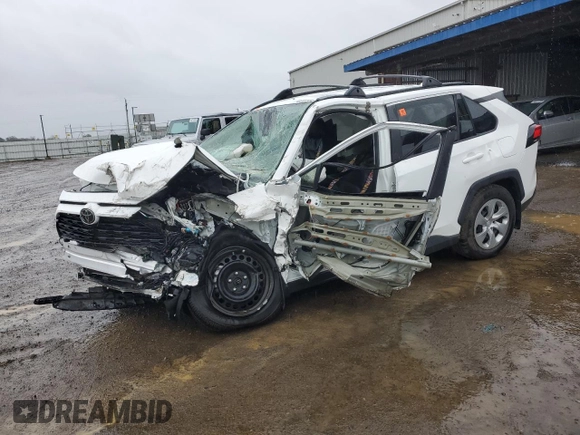 2019 Toyota RAV4 LE with VIN 2T3H1RFV8KC011352, listed as a Copart auction lot 48973505 with 0 mi miles and Salvage Title. Bid and sale history available at carsss.com. Image 1.