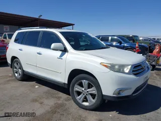 2012 Toyota Highlander Limited with VIN 5TDYK3EH5CS081107, listed as a IAAI auction lot 41659577 with 191,177 mi miles. Bid and sale history available at carsss.com. Image 1.