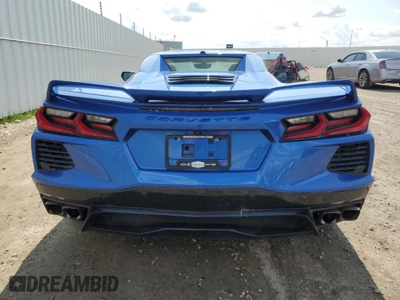 2020 Chevrolet Corvette 3LT with VIN 1G1Y83D41L5109190, listed as a Copart auction lot 60976365 with 28,119 mi miles and Salvage title. Bid and sale history available at DreamBid. Image 6.