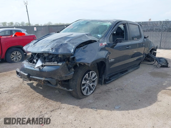 2021 Chevrolet Silverado 1500 RST with VIN 1GCUYEED0MZ374158, listed as a IAAI auction lot 41889304 with 1 mi miles. Bid and sale history available at carsss.com. Image 6.