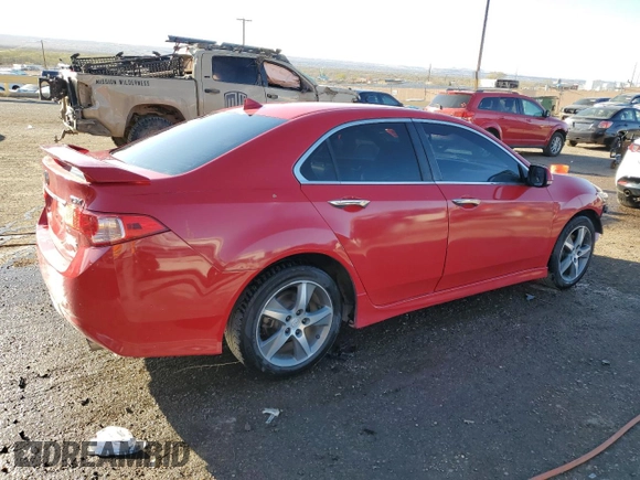 2012 Acura TSX Special Edition with VIN JH4CU2F84CC019890, listed as a Copart auction lot 49109235 with 119,655 mi miles and Salvage title. Bid and sale history available at DreamBid. Image 3.