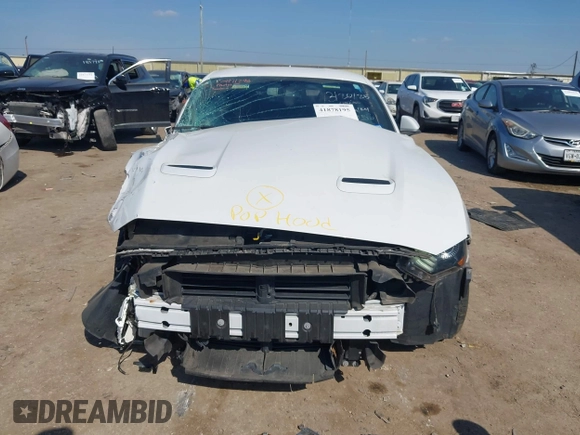 2020 Ford Mustang EcoBoost with VIN 1FA6P8TH6L5146258, listed as a IAAI auction lot 41878195 with 52,606 mi miles and . Bid and sale history available at DreamBid. Image 12.