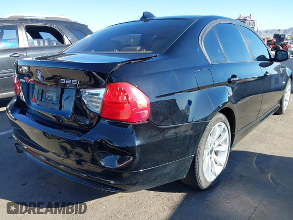 2011 BMW 3 Series 328i with VIN WBAPH7G57BNM54430, listed as a IAAI auction lot 41851093 with 188,291 mi miles. Bid and sale history available at carsss.com. Image 6.