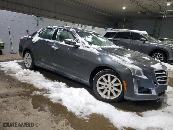 2016 Cadillac CTS Sedan RWD with VIN 1G6AP5SXXG0123356, listed as a Copart auction lot 43996275 with 81,381 mi miles and Salvage Title. Bid and sale history available at carsss.com. Image 4.