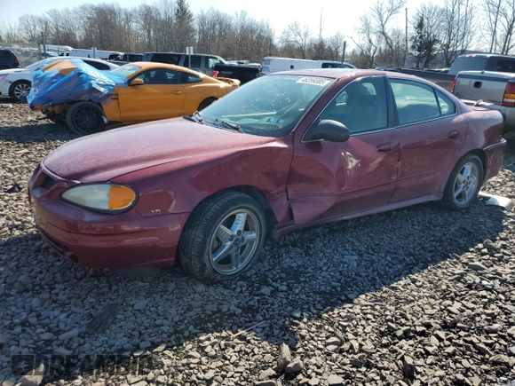 2004 Pontiac Grand Am SE1 with VIN 1G2NF52E24M655077, listed as a Copart auction lot 46259385 with 104,096 mi miles and Salvage Title. Bid and sale history available at carsss.com. Image 1.