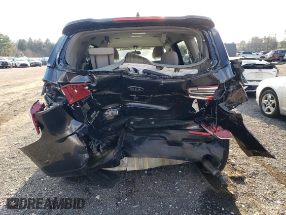 2019 Kia Sedona EX with VIN KNDMB5C13K6535725, listed as a Copart auction lot 82519594 with 57,129 mi miles and Salvage Title. Bid and sale history available at DreamBid. Image 6.