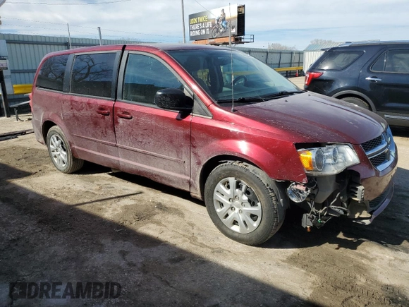 2017 Dodge Grand Caravan SE z VIN 2C4RDGBG8HR780460, wystawiony jako Copart lot #46663825 z przebiegiem 90 157 mil mil oraz Szkody całkowita. Historia ofert i sprzedaży dostępna na DreamBid. Obrazek 4.