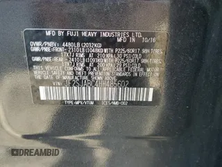 2017 Subaru Forester with VIN JF2SJABC4HH485602, listed as a Copart auction lot 53646155 with 156,935 mi miles and Salvage title. Bid and sale history available at DreamBid. Image 14.
