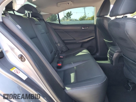 2016 Lexus IS 200t with VIN JTHBA1D26G5036939, listed as a Copart auction lot 58451515 with 84,049 mi miles and Salvage title. Bid and sale history available at DreamBid. Image 10.
