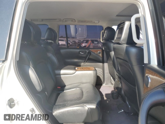 2015 Infiniti QX80 with VIN JN8AZ2NF4F9574399, listed as a Copart auction lot 59489634 with 0 mi miles and Salvage Title. Bid and sale history available at carsss.com. Image 10.