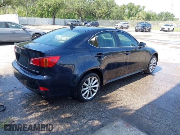 2009 Lexus IS 250 with VIN JTHCK262592029148, listed as a IAAI auction lot 42296938 with 230,863 mi miles and . Bid and sale history available at DreamBid. Image 4.