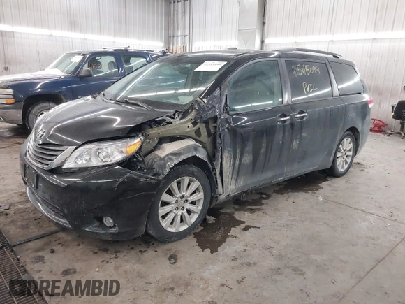 2013 Toyota Sienna XLE AAS with VIN 5TDYK3DC4DS357154, listed as a IAAI auction lot 41545099 with 168,378 mi miles and . Bid and sale history available at carsss.com. Image 17.