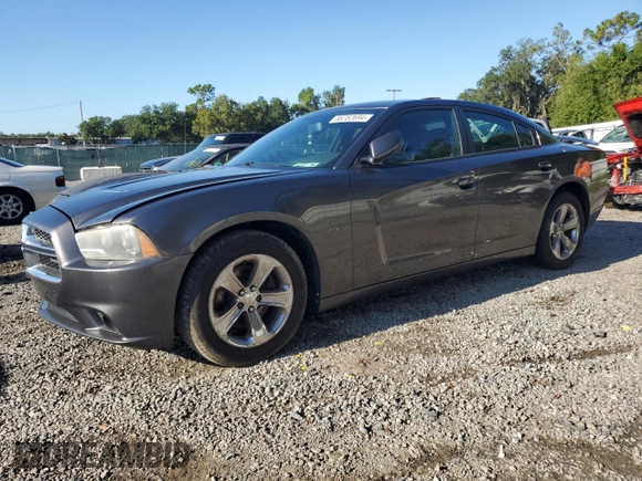 2013 Dodge Charger RT with VIN 2C3CDXCT3DH692759, listed as a Copart auction lot 66782694 with 105,752 mi miles and Salvage Title. Bid and sale history available at carsss.com. Image 1.