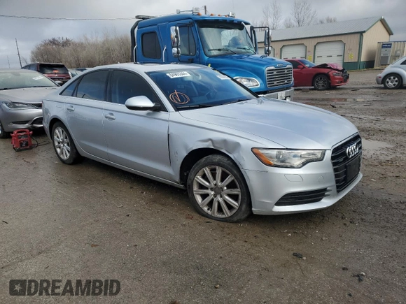 2015 Audi A6 2.0T Premium with VIN WAUFFAFC9FN015461, listed as a Copart auction lot 84965344 with 100,317 mi miles and Salvage Title. Bid and sale history available at carsss.com. Image 4.