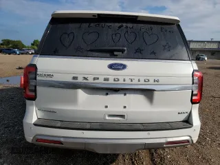 2023 Ford Expedition Max Platinum with VIN 1FMJK1L88PEA13822, listed as a Copart auction lot 71489314 with 10,114 mi miles and Salvage title. Bid and sale history available at DreamBid. Image 6.