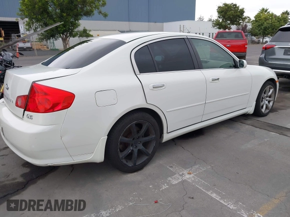 2006 Infiniti G35 with VIN JNKCV51EX6M516002, listed as a IAAI auction lot 40349451 with 234,967 mi miles and . Bid and sale history available at carsss.com. Image 4.