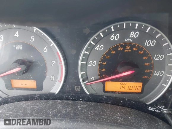 2010 Toyota Corolla with VIN 2T1BU4EE4AC496968, listed as a IAAI auction lot 42352874 with 141,042 mi miles and . Bid and sale history available at DreamBid. Image 7.