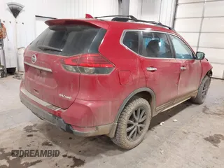 2017 Nissan Rogue SL with VIN 5N1AT2MV1HC828349, listed as a IAAI auction lot 41607853 with 155,061 mi miles. Bid and sale history available at carsss.com. Image 4.