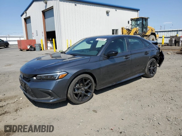 2024 Honda Civic Sport z VIN 2HGFE2F52RH586026, wystawiony jako Copart lot #54269965 z przebiegiem 7 325 mil mil oraz Szkoda całkowita • Salvage title. Historia ofert i sprzedaży dostępna na DreamBid. Obrazek 1.