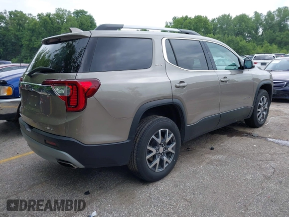 2023 GMC Acadia SLT with VIN 1GKKNUL41PZ184357, listed as a IAAI auction lot 42439400 with 60,238 mi miles and . Bid and sale history available at DreamBid. Image 4.