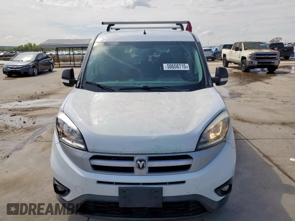2015 Ram ProMaster City Cargo Tradesman SLT with VIN ZFBERFBT2F6A44762, listed as a Copart auction lot 50658715 with 129,738 mi miles and Clean Title. Bid and sale history available at DreamBid. Image 5.