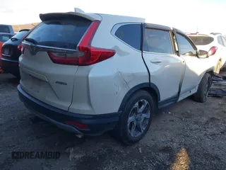 2017 Honda CR-V EX with VIN 2HKRW2H58HH668953, listed as a IAAI auction lot 41398642 with 162,485 mi miles. Bid and sale history available at carsss.com. Image 4.