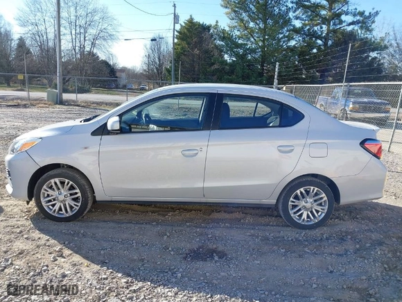 2024 Mitsubishi Mirage G4 ES with VIN ML32FUFJ1RHF11073, listed as a IAAI auction lot 41257148 with 913 mi miles. Bid and sale history available at carsss.com. Image 15.