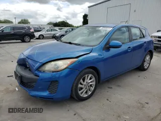 2012 Mazda Mazda3 i Touring with VIN JM1BL1L81C1567887, listed as a Copart auction lot 52646325 with 151,206 mi miles and Salvage Title. Bid and sale history available at carsss.com. Image 1.