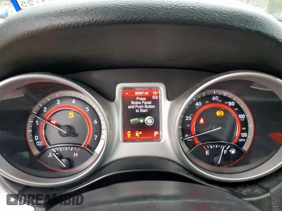 2015 Dodge Journey SXT с VIN 3C4PDCBG9FT719533, выставлен на аукционе Copart как лот 58554795 с пробегом 85 557 миль миль и Списание • Salvage title. История ставок и продаж доступна на DreamBid. Изображение 9.