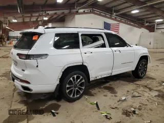 2022 Jeep Grand Cherokee Overland with VIN 1C4RJKDG3N8551460, listed as a Copart auction lot 51510745 with Not provided miles and Salvage title. Bid and sale history available at DreamBid. Image 3.