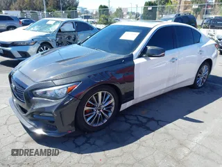 2019 Infiniti Q50 Signature Edition with VIN JN1EV7AP4KM540378, listed as a IAAI auction lot 41871999 with 120,990 mi miles and . Bid and sale history available at carsss.com. Image 17.