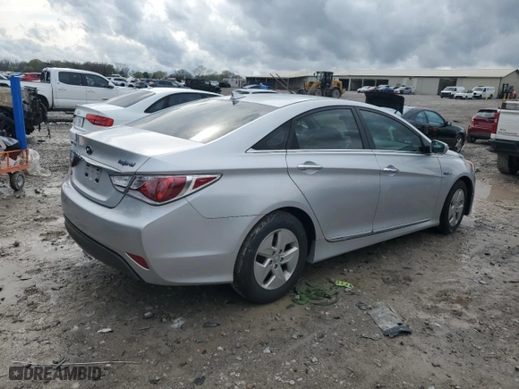 2012 Hyundai Sonata Hybrid with VIN KMHEC4A48CA054422, listed as a Copart auction lot 50833125 with NaN miles and Clean Title. Bid and sale history available at carsss.com. Image 3.